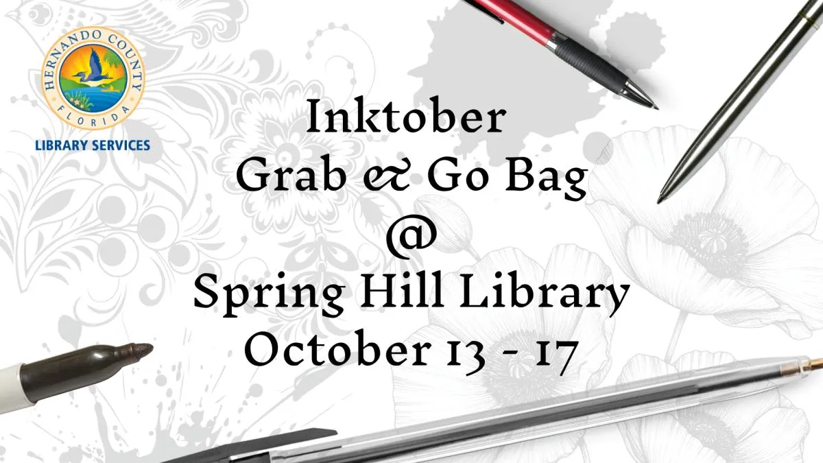 Grab & Go Bag - Inktober @ Spring Hill Branch