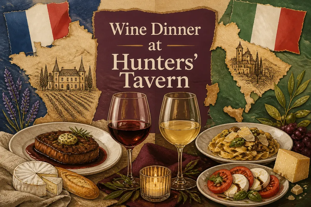Wine Dinner at Hunters’ Tavern