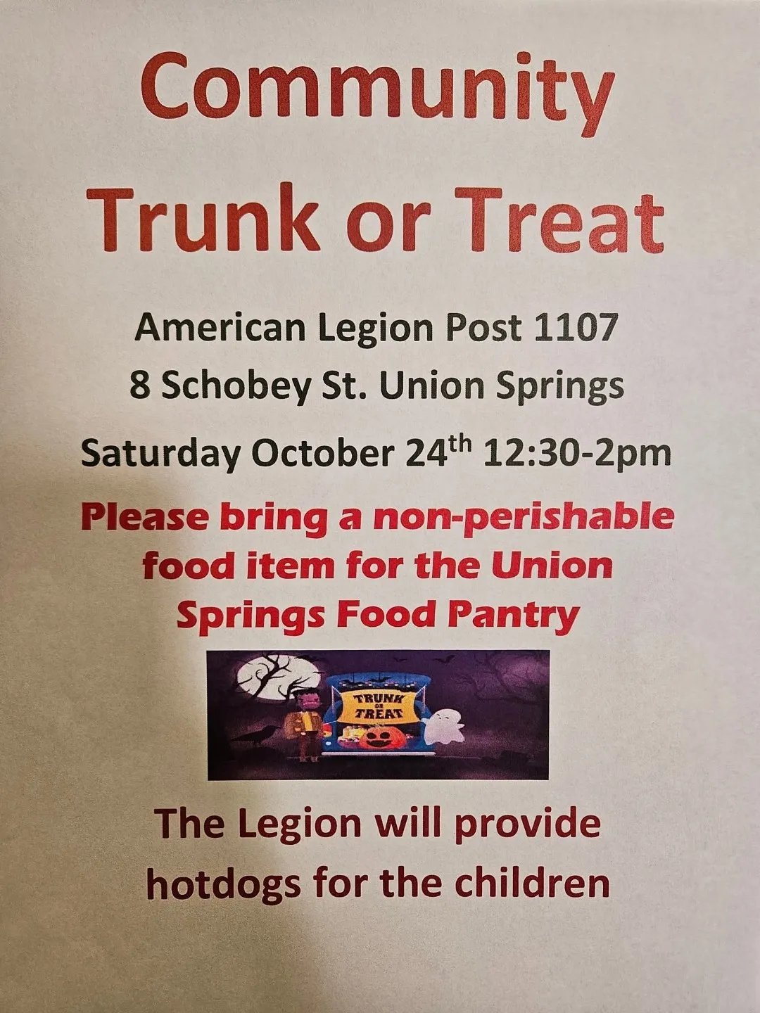 Trunk or Treat