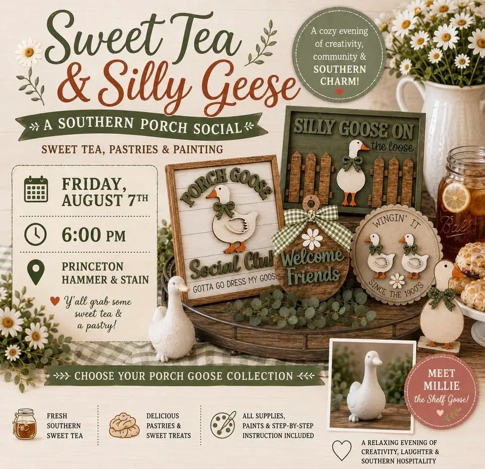 Sweet Tea & Silly Geese: A Southern Porch Social