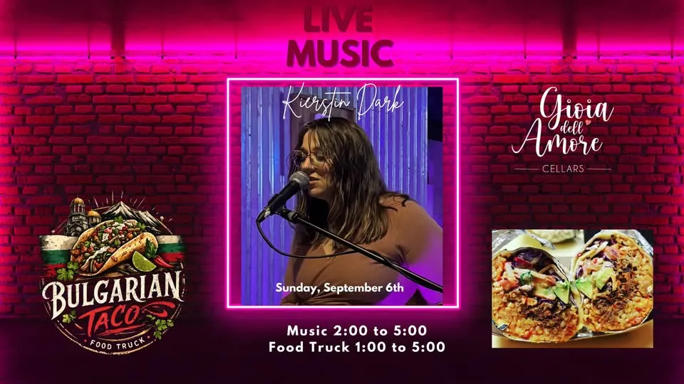 Kierstin Dark Live & Bulgarian Taco Food Truck