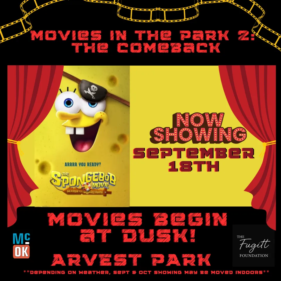 Movies in the Park 2: The Comeback - Showing The Spongebob Movie: The Search for Squarepants