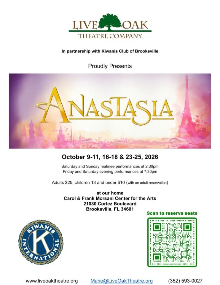 Live Oak Theatre Company presents "Anastasia"