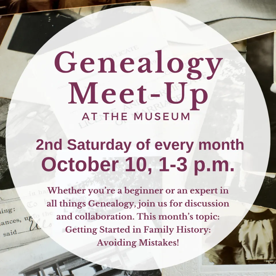 Single Place Template Genealogy Meet-Up