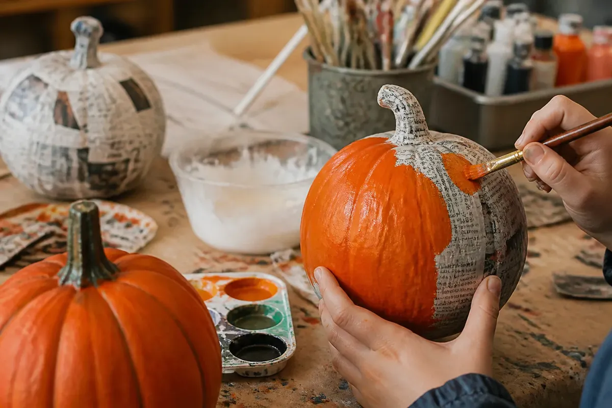 Papier Mache and Paint Your Own Pumpkin