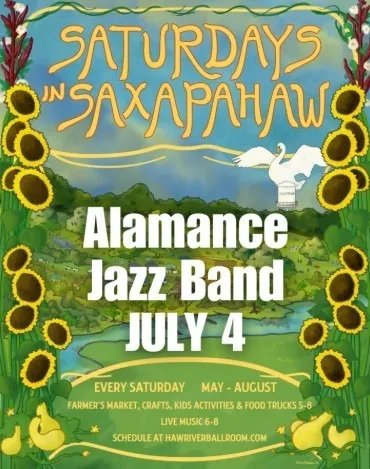 Saturdays in Saxapahaw: Alamance Jazz Band