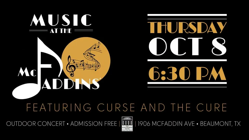 Music at the McFaddins’ Outdoor Concert featuring Curse and the Cure