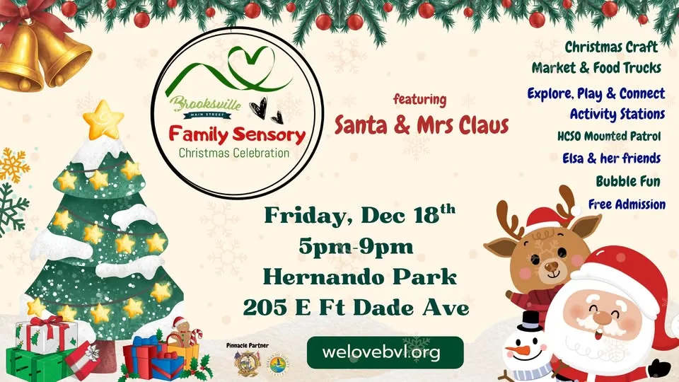 Family Sensory Christmas Celebration