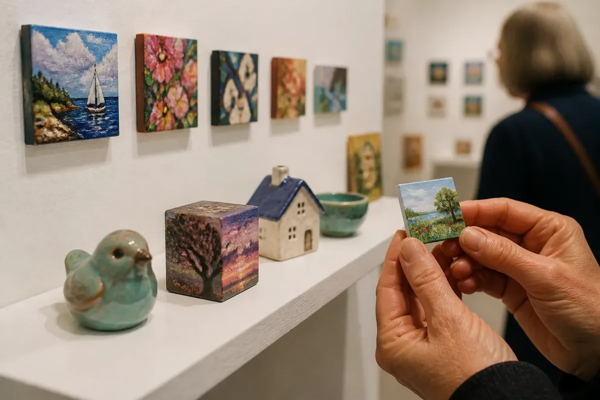 Tiny Art Show at the Arts Center