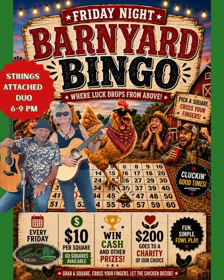 Friday Night Barnyard Bingo - Live Music🎸