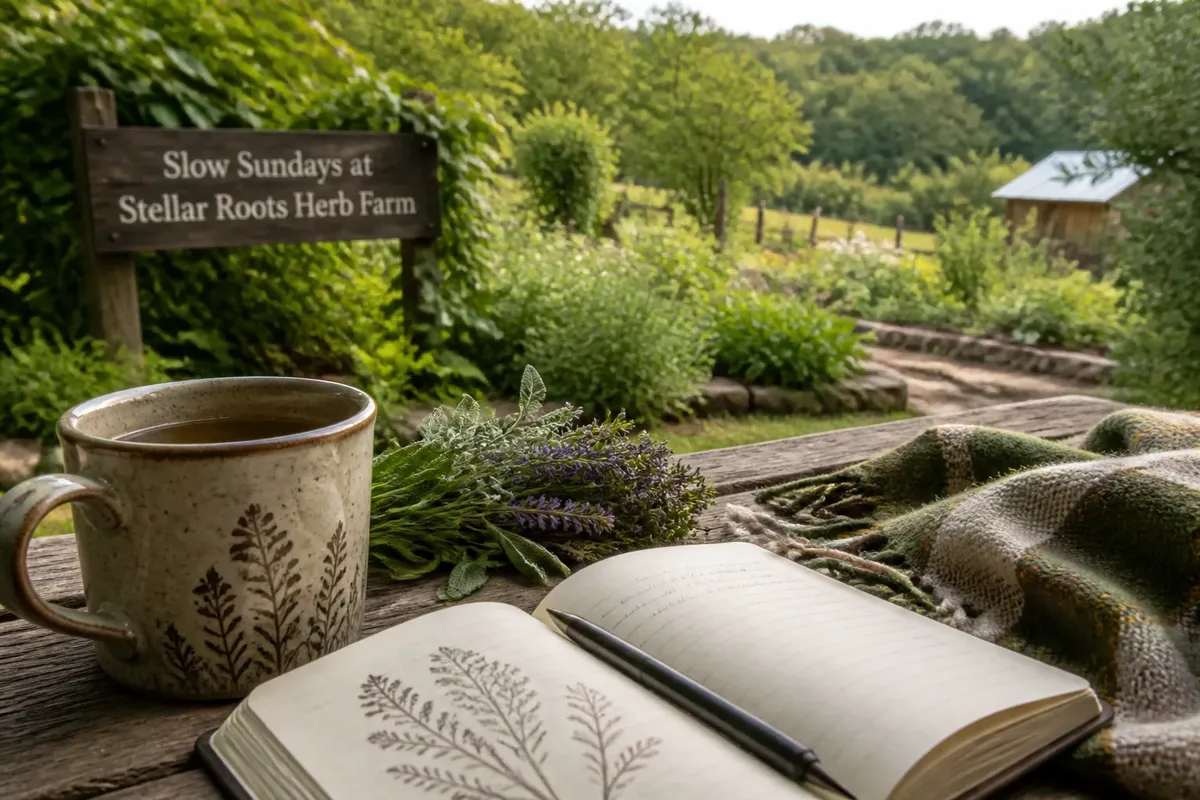 Slow Sundays at Stellar Roots Herb Farm