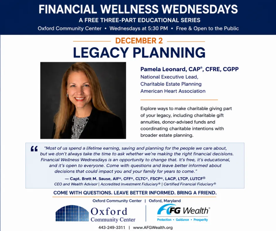 Financial Wellness Wednesday: 'Legacy Planning'