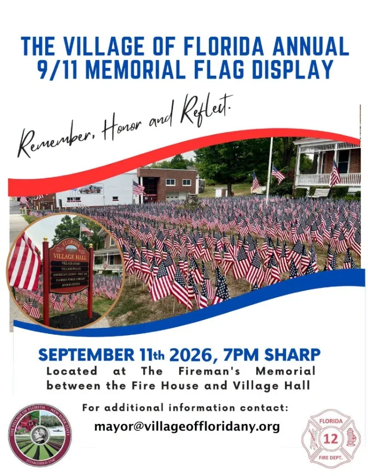 Village of Florida 9/11 Memorial Ceremony