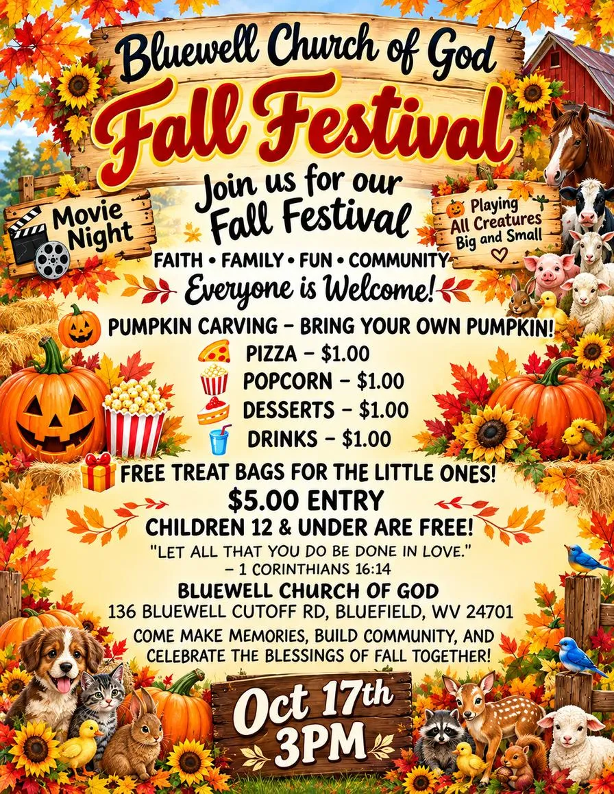 Bluewell Church of God Fall Festival