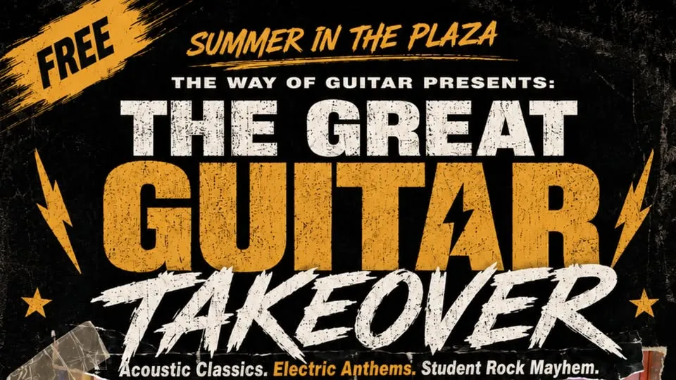 Single Event Auburn - Summer In The Plaza: The Great Guitar Takeover