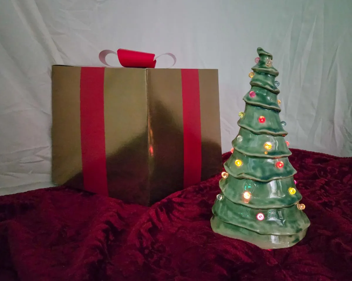 Lighted Ceramic Christmas Tree