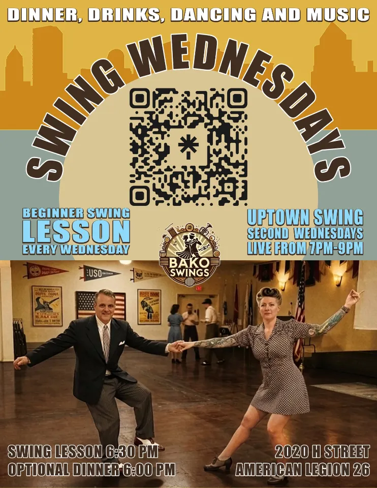 2nd Wednesday Swing with Live Band UpTown Swing