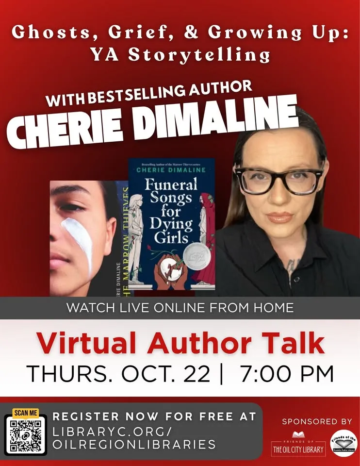 Ghosts, Grief, and Growing Up: YA Storytelling with Bestselling Author Cherie Dimaline
