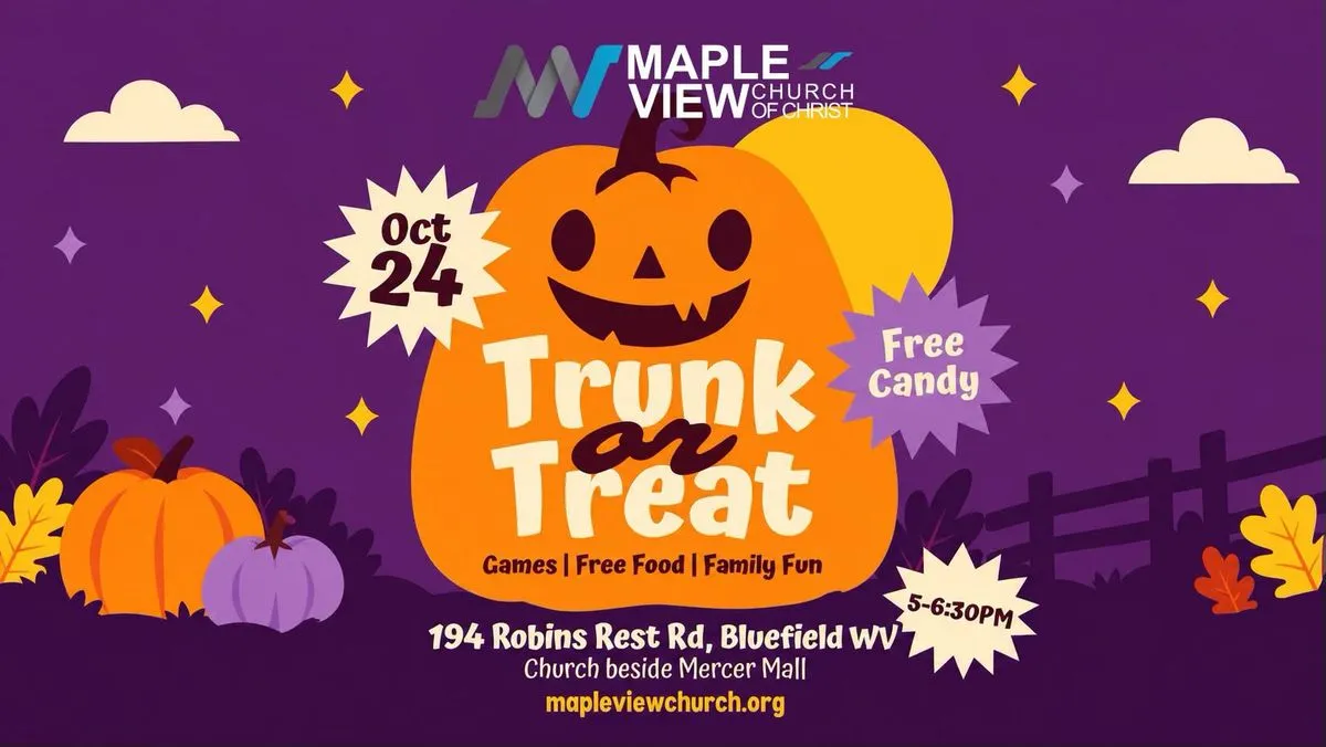 Trunk or Treat | Games | Free Food | Family Fun