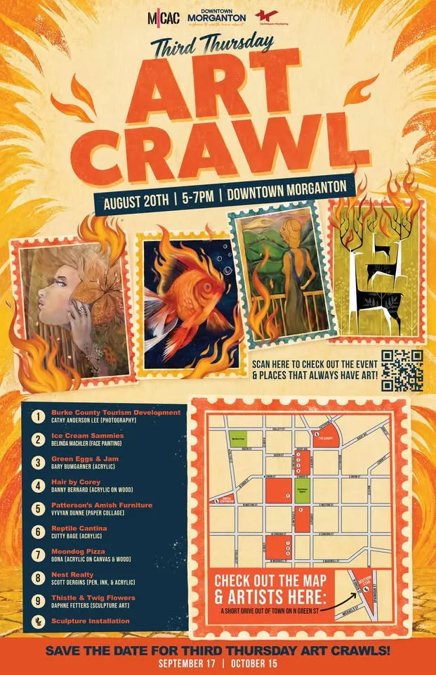 August- Third THursday Art Crawl