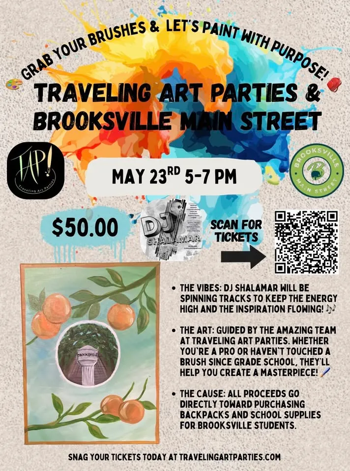 Fundraiser benefitting Brooksville Main Street's Back to School Backpack Giveaway!