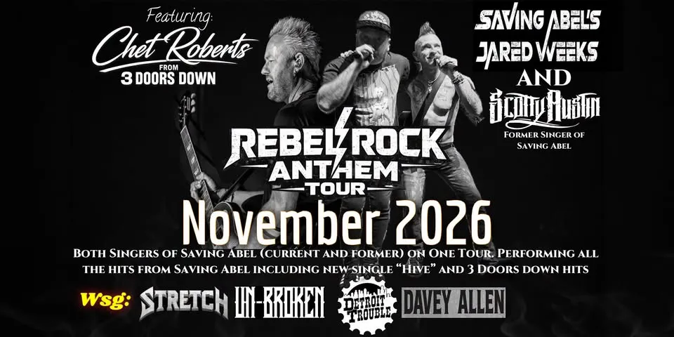 Rebel Rock Anthem Tour - Saving Abel Singers & Chet Roberts of 3 Doors Down | MadLife 7:00