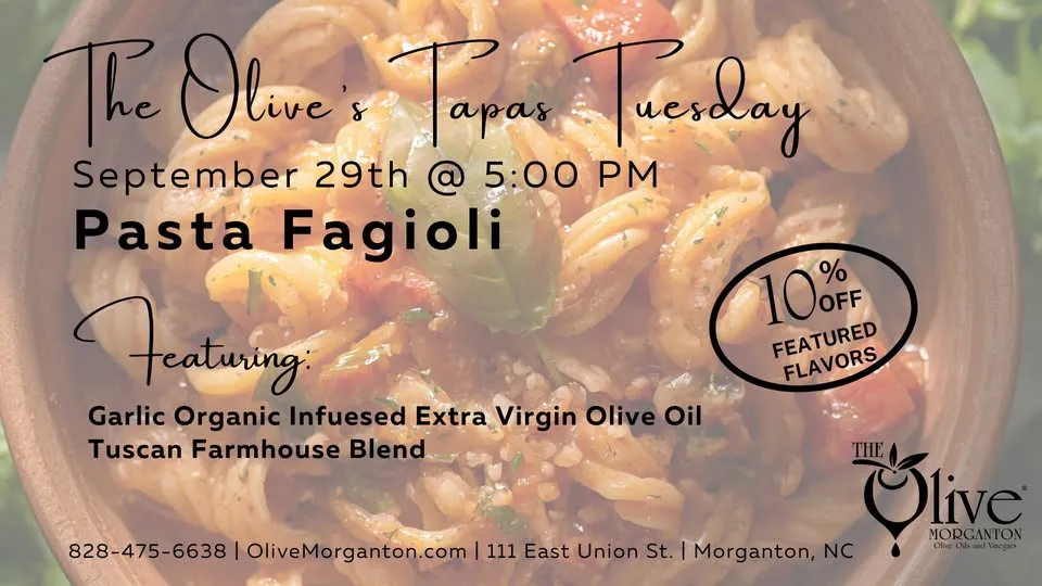 Tapas Tuesday - Pasta Fagioli