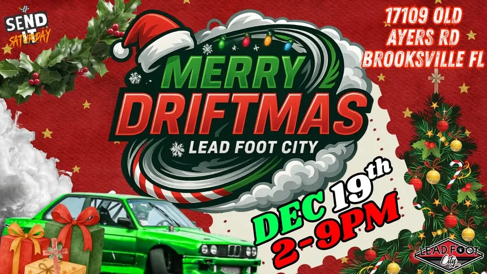 Upcoming Event - Merry Driftmas Holiday Drift Festival at Lead
