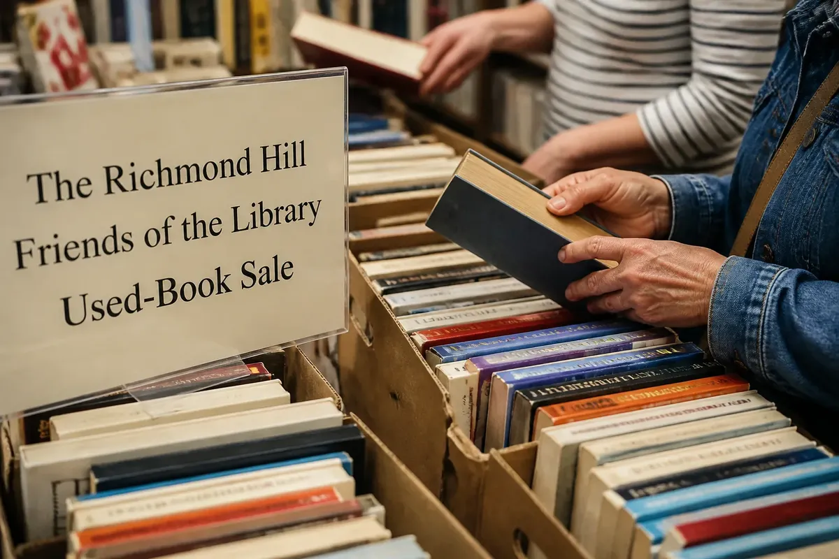 The Richmond Hill Friends of the Library Used-Book Sale