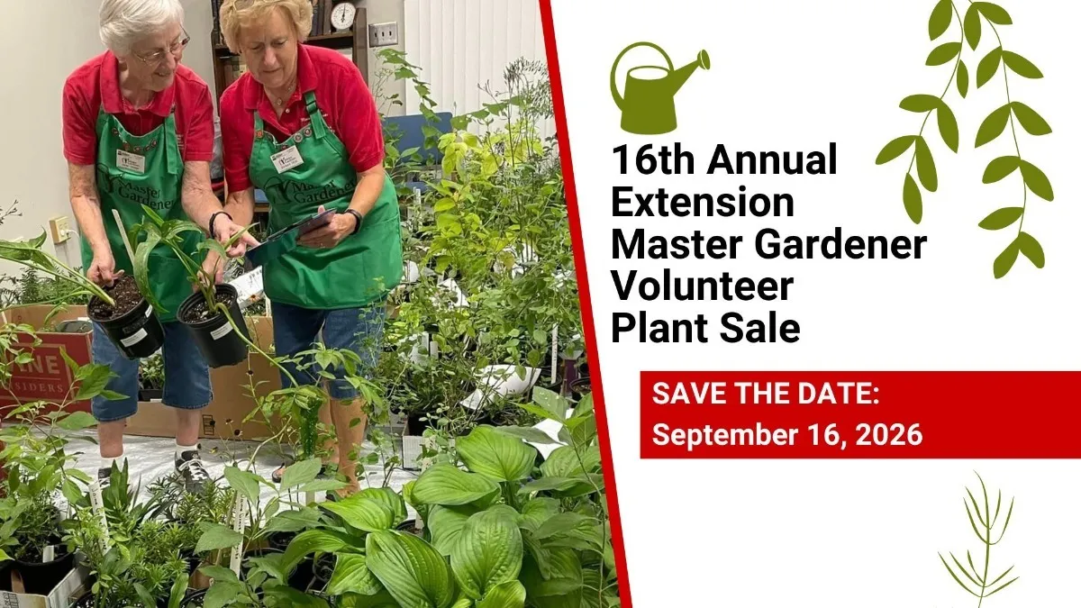 16th Annual Extension Master Gardener Volunteer Plant Sale