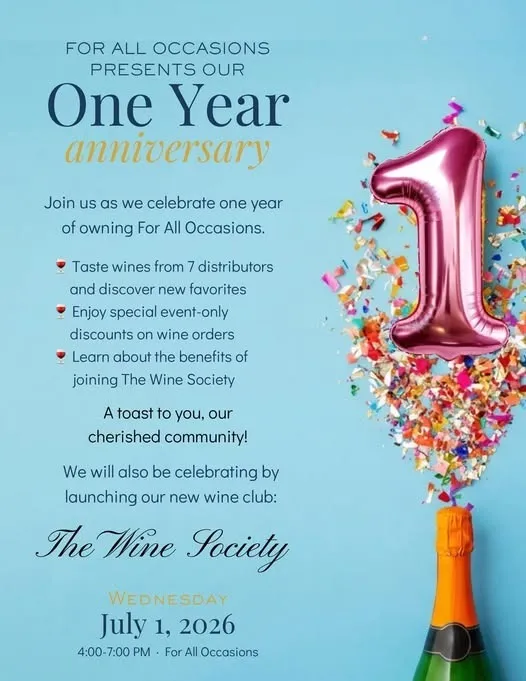 For All Occasions Anniversary Party