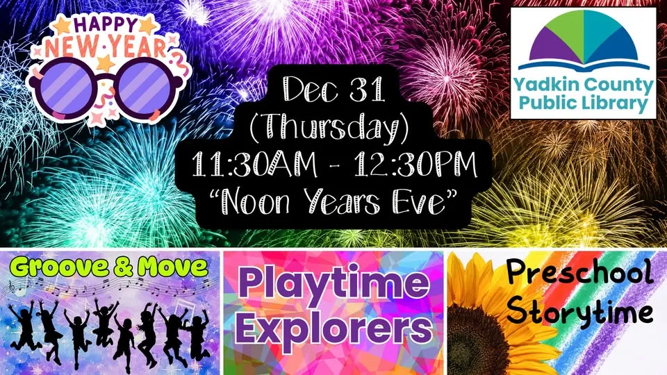 Noon Year's Eve Party (all ages)
