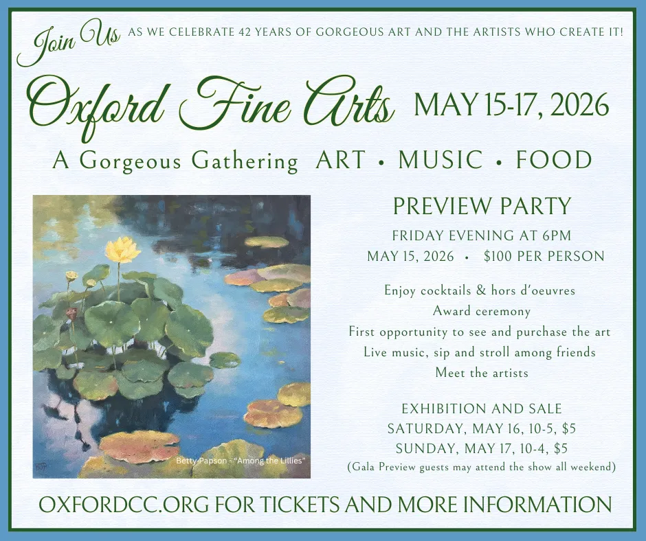 42nd Annual Fine Arts Fair at the Oxford Community Center
