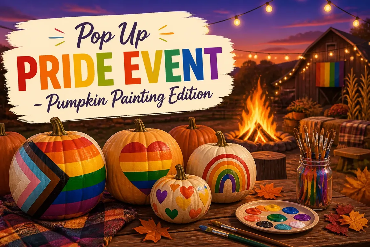 "Pop Up" Pride Event - Pumpkin Painting Edition
