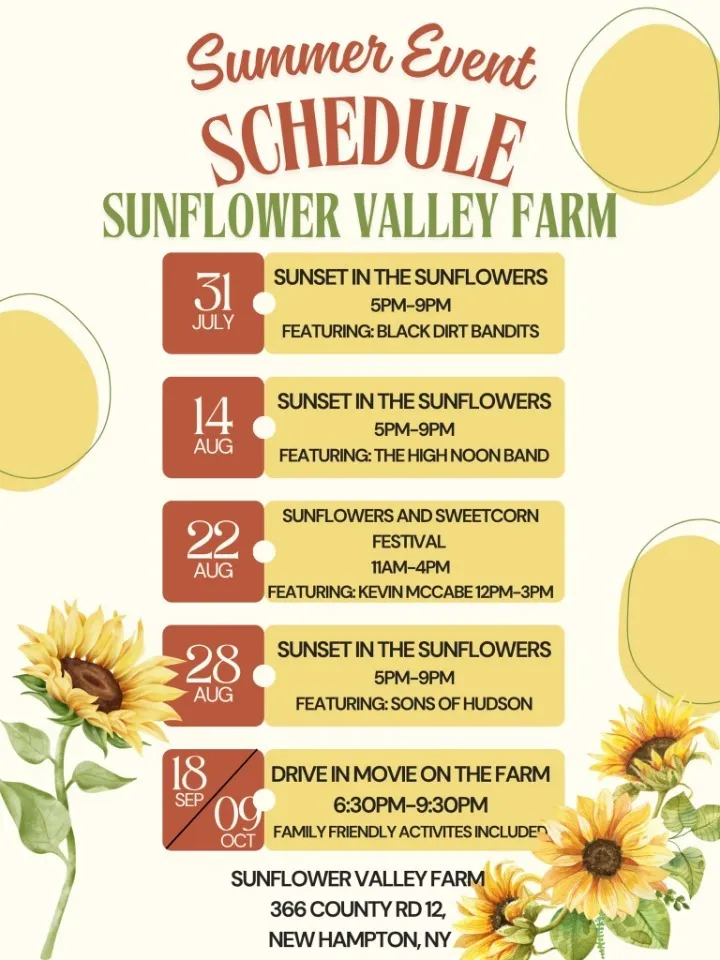 Sunflowers and Sweetcorn Festival