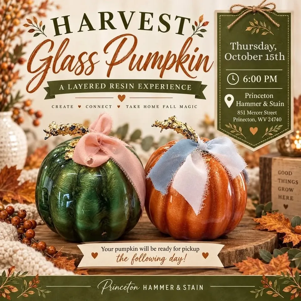 Harvest Glass Pumpkin: A Layered Resin Experience