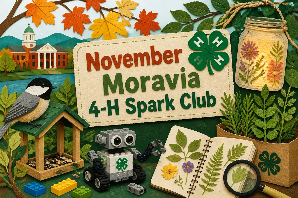 Single Event November Moravia 4-H Spark Club