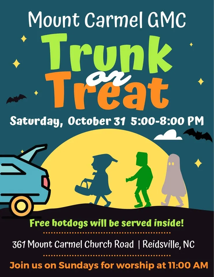 Mt. Carmel GMC Trunk or Treat 2026