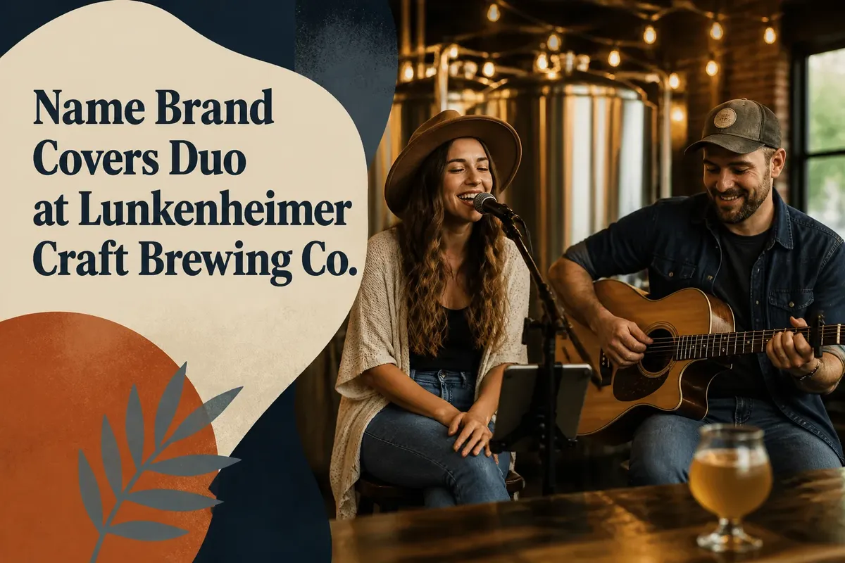 Single Event Name Brand Covers Duo at Lunkenheimer Craft Brewing Co
