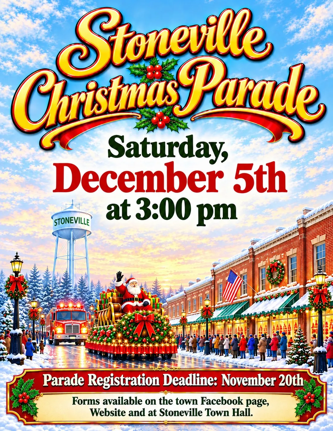 Downtown Stoneville Christmas Tree Lighting