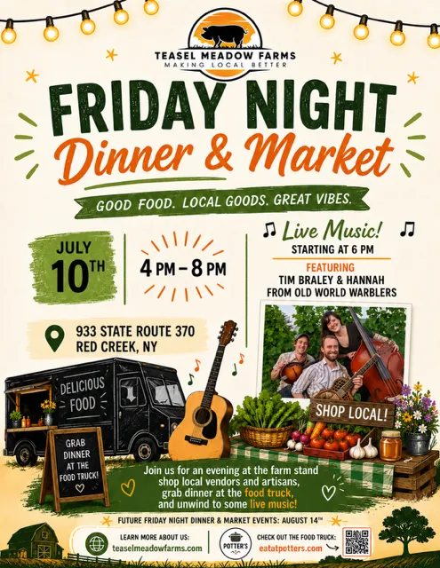 Friday Night Dinner & Market