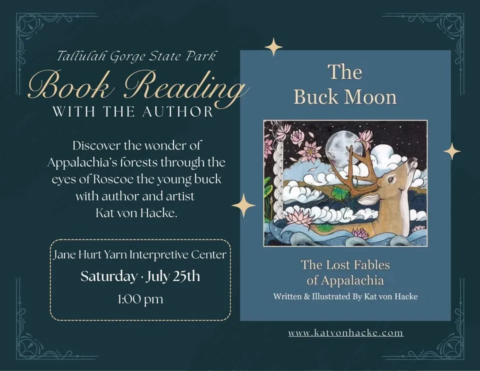 Book Reading with the Author-The Buck Moon