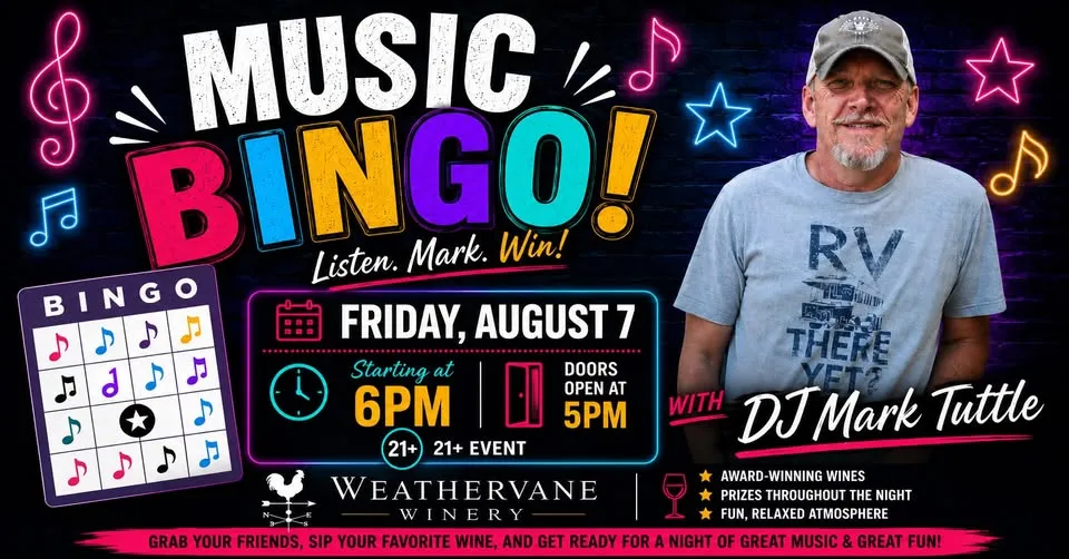 Music Bingo with DJ Mark Tuttle