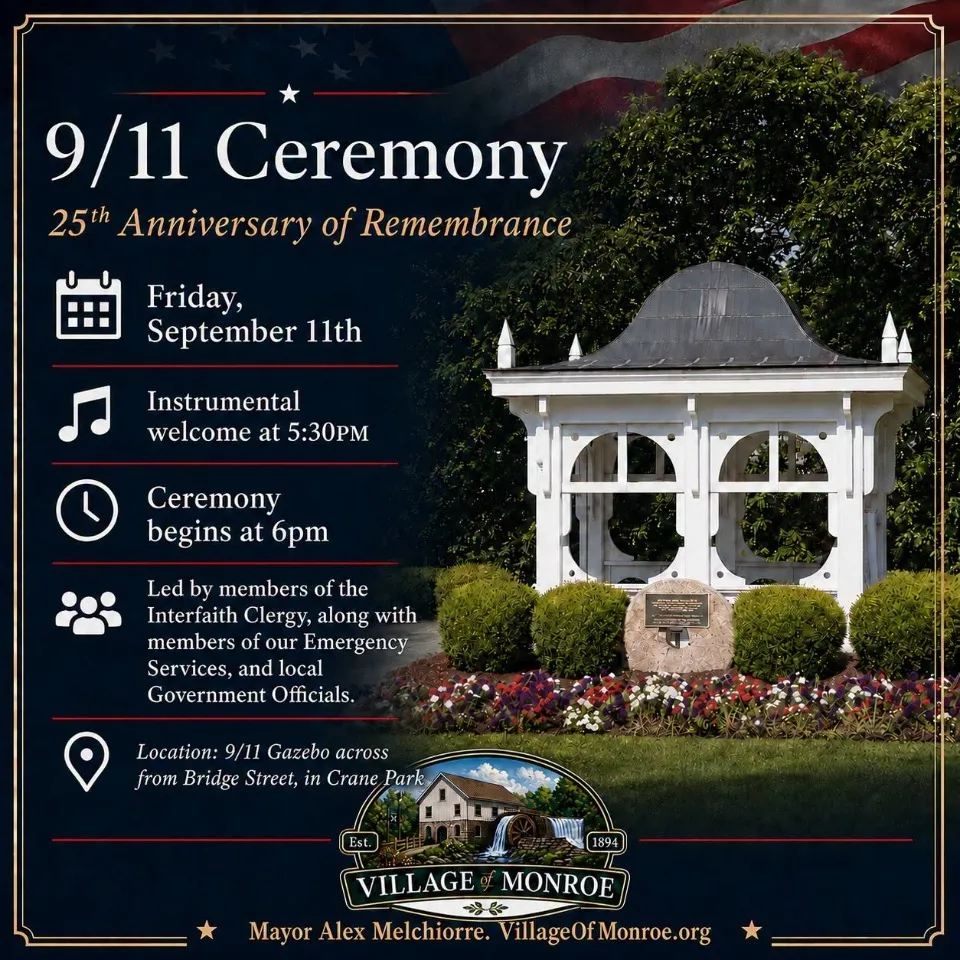 Village of Monroe 9/11 Ceremony