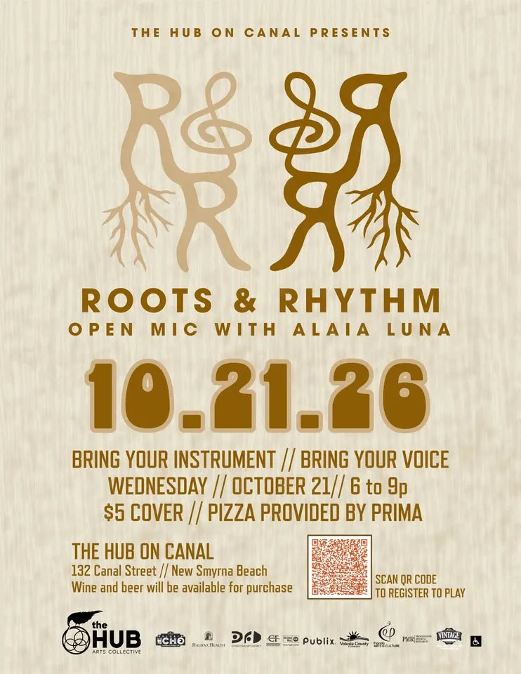 Roots & Rhythm Open Mic with Alaia Luna