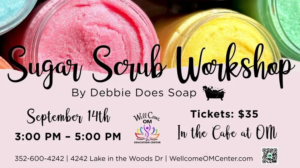 Foaming Sugar Scrub Workshop with Debbie Does Soap 🫧✨