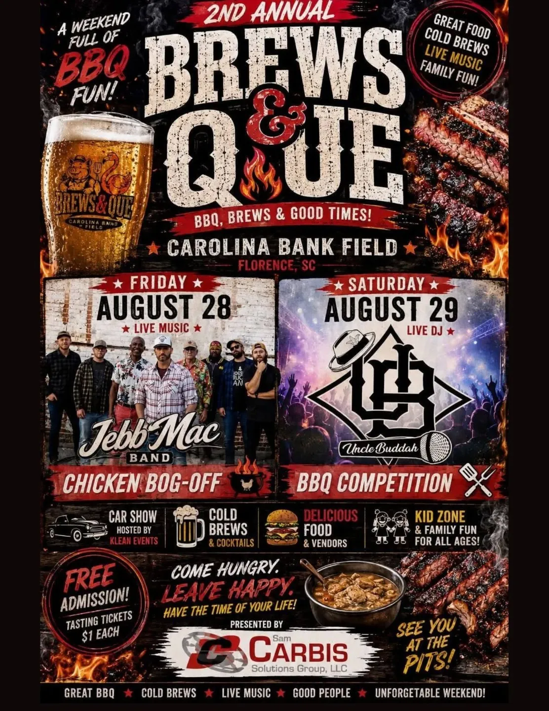 Flamingos Brews & Que