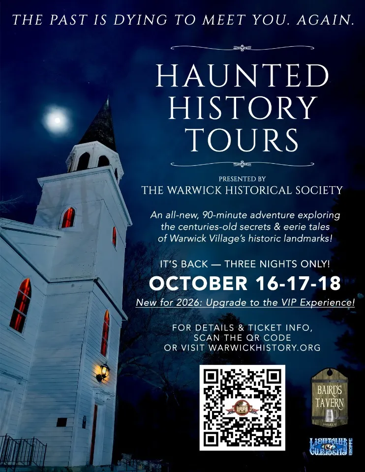 Warwick Historical Society Haunted History Tours