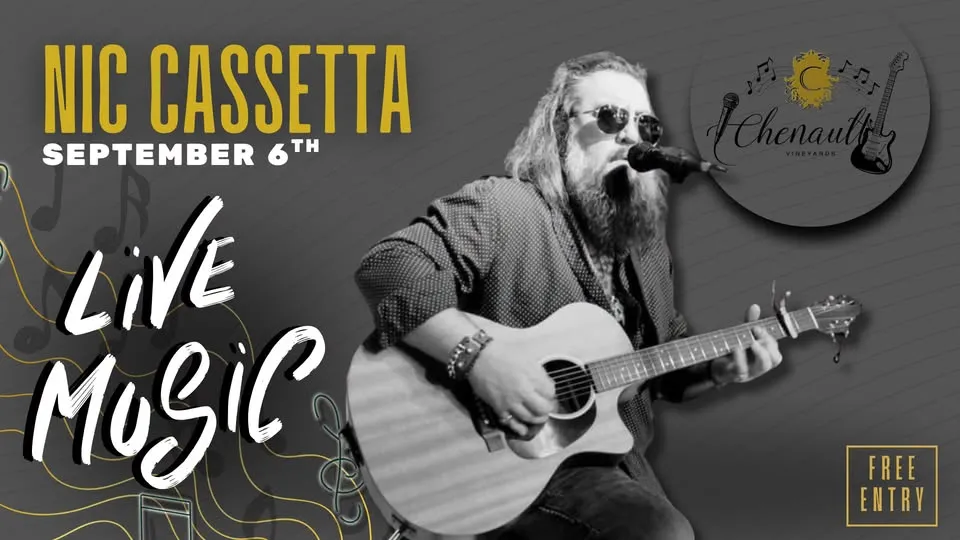 Nic Cassetta LIVE at Chenault Vineyards