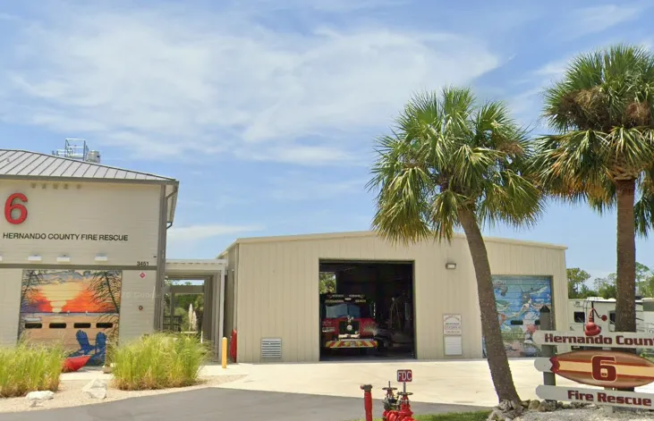 Murals at the Hernando County Fire Station 6